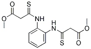 [2-(2-METHOXYCARBONYL-THIOACETYLAMINO)-PHENYLTHIOCARBAMOYL]-ACETIC ACID METHYL ESTER 结构式