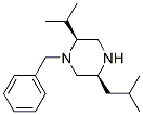 1-BENZYL-2(S)-ISOPROPYL-5(S)-ISOBUTYL-PIPERAZINE 结构式