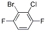 2-CHLORO-3,6-DIFLUOROPHENYLBROMIDE 结构式