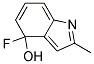 2-Methyl-4-fluoro-4-hydroxyindole 结构式