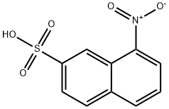 1-Nitronaphthalene-7-Sulfonic Acid 结构式