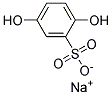2,5-DIHYDROXYBENZENESULFONIC ACID SODIUM SALT 结构式