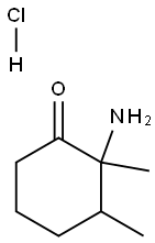 2-Dimethyl Amino Cyclohexanone Hydrochloride 结构式