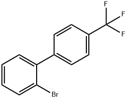 2-溴-4'-三氟甲基联苯 结构式