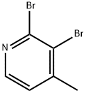 2,3-二溴-4-甲基吡啶 结构式