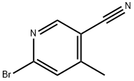 6-溴-4-甲基吡啶-3-甲腈 结构式