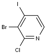 2-CHLORO-3-BROMO-4-IODOPYRIDINE 结构式