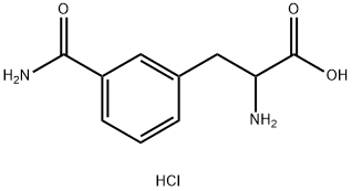 2-amino-3-(3-carbamoylphenyl)propanoic acid 结构式