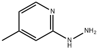 2-肼基-4-甲基吡啶 结构式