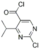 2-chloro-4-(1-methylethyl)pyrimidine-5-carbonyl chloride 结构式