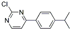 2-Chloro-4-(4-isopropyl-phenyl)-pyrimidine 结构式