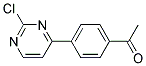 1-[4-(2-Chloro-pyrimidin-4-yl)-phenyl]-ethanone 结构式