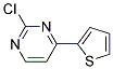 2-Chloro-4-thiophen-2-yl-pyrimidine 结构式