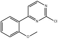 2-氯-4-(2-甲氧基苯基)嘧啶 结构式