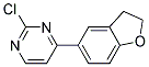 2-Chloro-4-(2,3-dihydro-benzofuran-5-yl)-pyrimidine 结构式