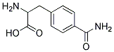 2-amino-3-(4-carbamoylphenyl)propanoic acid 结构式