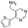 1-(4-thiophen-2-ylpyrimidin-5-yl)methanamine 结构式