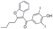 2-Butyl-3-(3,5-Diiodo-4-Hydroxy Bnezoyl)Benzofuran 结构式