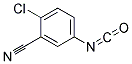 2-Chloro-5-Isocyanatobenzonitrile 结构式