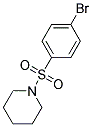 1-(P-BROMOPHENYLSULFONYL)PIPERIDINE 结构式