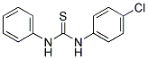 1-(P-CHLOROPHENYL)-3-PHENYL-2-THIOUREA 结构式