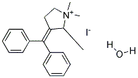 1,1,2-TRIMETHYL-3-(DIPHENYLMETHYLENE)-PYRROLIDINIUMIODIDEHYDRATE 结构式