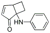 1-ANILINOBICYCLO(3.2.0)HEPT-3-EN-2-ONE 结构式