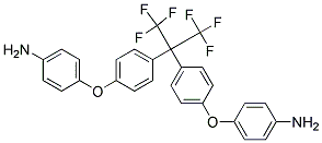2,2-BIS(P-(P-AMINOPHENOXY)PHENYL)-1,1,1,3,3,3-HEXAFLUOROPROPANE 结构式
