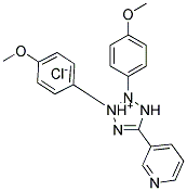 2,3-BIS(P-METHOXYPHENYL)-5-(3-PYRIDYL)-2H-TETRAZOLIUMCHLORIDE 结构式