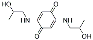 2,5-BIS(2-HYDROXYPROPYLAMINO)-P-BENZOQUINONE 结构式