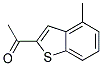 2-ACETYL-4-METHYLBENZO(B)THIOPHENE 结构式