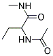 2-ACETAMIDO-N-METHYLBUTYRAMIDE 结构式