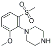 1-[(2-Methoxy-6-methylsulfonyl)phenyl]piperazine 结构式