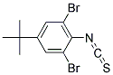 2,6-Dibromo-4-tert-butylphenylisothiocyanate 结构式