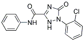 1-(2-Chlorophenyl)-2,5-dihydro-5-oxo-1H-1,2,4-triazole-3-carboxylicacidphenylamide 结构式