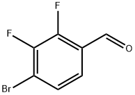 4-溴-2,3-二氟苯甲醛 结构式