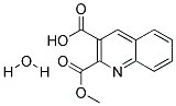 2-METHYL-2,3-QUINOLINEDICARBOXYLIC ACID HYDRATE 结构式