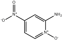 2-氨基-4-硝基吡啶-N-氧化物 结构式