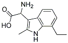 2-AMINO-2-(7-ETHYL-2-METHYL-1H-INDOL-3-YL)ACETIC ACID 结构式