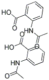 2-ACETAMIDOBENZOIC ACID, (N-ACETYLANTHRANILIC ACID) 结构式