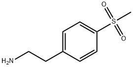 2-(4-甲砜基苯基)乙胺 结构式