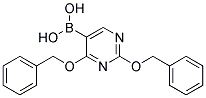2,4-二苄氧基嘧啶-5-硼酸 结构式
