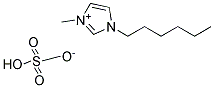 1-甲基-3-己基咪唑硫酸氢盐 结构式