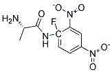 1-FLUORO-2,4-DINITROPHENYL-L-ALANINE AMIDE 结构式