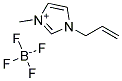 1-甲基-3-烯丙基咪唑四氟硼酸盐 结构式