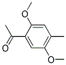 1-ACETYL-2,5-DIMETHOXY-4-METHYLBENZENE 结构式