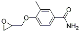 1-(P-CARBAMOYLMETHYLPHENOXY)-2,3-EPOXYPROPANE 结构式