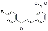 1-(4-FLUOROPHENYL)-3-(3-NITROPHENYL)PROP-2-EN-1-ONE 结构式