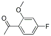 1-(4-FLUORO-2-METHOXYPHENYL)ETHAN-1-ONE 结构式