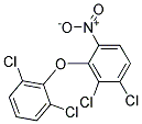 1,2-Dichloro-3-(2,6-dichlorophenoxy)-4-nitrobenzene, tech 结构式